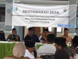 Musdes penetapan RKP tahun 2024 Sukses Digelar