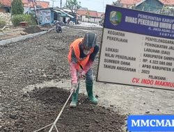 Pengerja’an Jalan Beton Dinilai Lambat Dan Dikeluhkan Warga