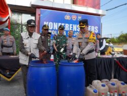 Polres Bojonegoro Gelar Konferensi Pers hasil Ungkap Ops Pekat Semeru 2026