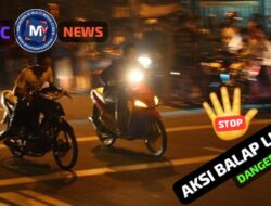 RESPON CEPAT  UNIT TURJAWALI SATLANTAS POLRES LAHAT, BERHASIL BUBARKAN AKSI BALAP LIAR