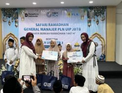 Safari Ramadhan PLN UIP JBTB di Malang, Santuni 20 Anak Yatim dan Perkuat Semangat Proyek Kelistrikan