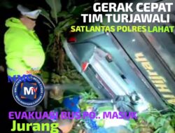 LAYANAN DARURAT 110 , GERAK CEPAT RESPON UNIT TURJAWALI SATLANTAS POLRES LAHAT