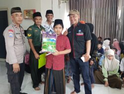 SPBU Sumobito Jombang Bagikan 1 Ton Beras Zakat Fitrah kepada Warga dan Santuni 60 Anak Yatim