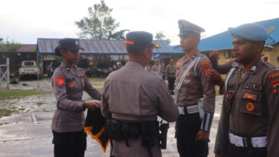 Polres Mappi Gelar Apel Operasi Ketupat Cartenz 2026