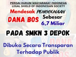 Diduga Selewengkan Dana BOS PHMI Desak SMKN 3 Depok Transparan