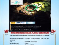 INFO ”  PLN CABANG LAHAT SECARA RUTIN  DAN BERGILIR PADA BEBERAPA TITIK LOKASI, DIADAKAN PEMADAMAN JARINGAN LISTRIK