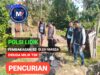 POLISI LIDIK TERKAIT PEMBAKARAN R2 DIDUGA MILIK TSK PENCURIAN  DI DESA TANGJUNG SAKTI