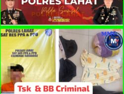 Satres Unit PPA-PPO POLRES LAHAT BERHASIL AMANKAN PELAKU CABUL