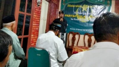Simpatisan, Tokoh dan Militan Partai Bulan Bintang Jatim Gelar Halal Bihalal